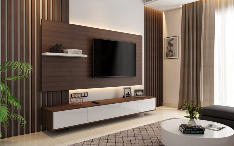 Wooden TV Cabinet In Noida